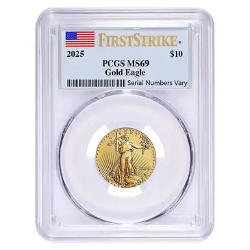 Default 2025 1/4 oz Gold American Eagle PCGS MS 69 FS