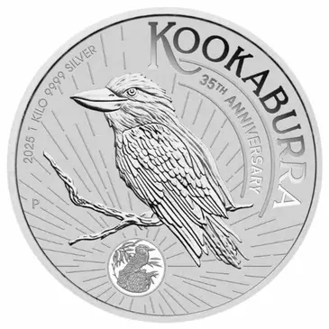 Default 2025 1 Kilo Silver Australian Kookaburra Perth Mint BU