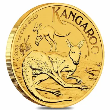 Default <p>2025 1 oz Australian Gold Kangaroo Perth Mint BU</p>