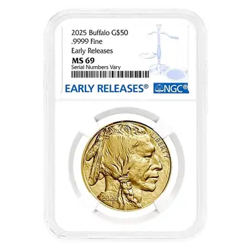 Default 2025 1 oz Gold American Buffalo NGC MS 69 ER