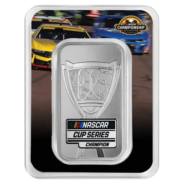 Default 2025 1 oz PAMP Suisse NASCAR Cup Series Phoenix Silver Bar .999 Fine (in TEP)