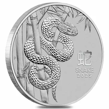 Default 2025 1 oz Platinum Lunar Snake BU Australian Perth Mint