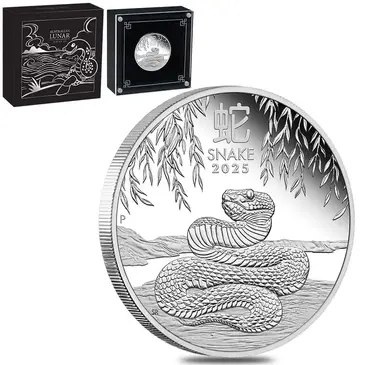 Default 2025 1 oz Proof Silver Lunar Snake Australian Perth Mint