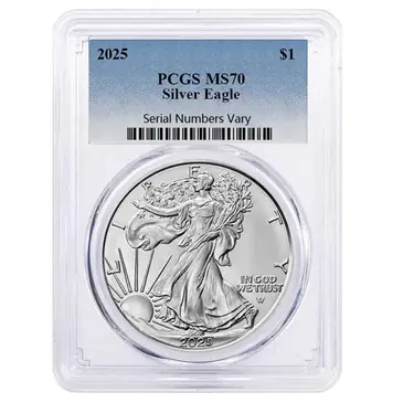 Default 2025 1 oz Silver American Eagle PCGS MS 70