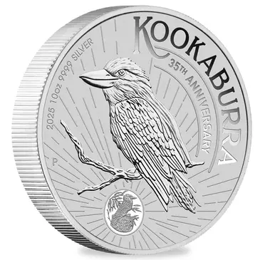 Default 2025 10 oz Silver Australian Kookaburra Perth Mint BU