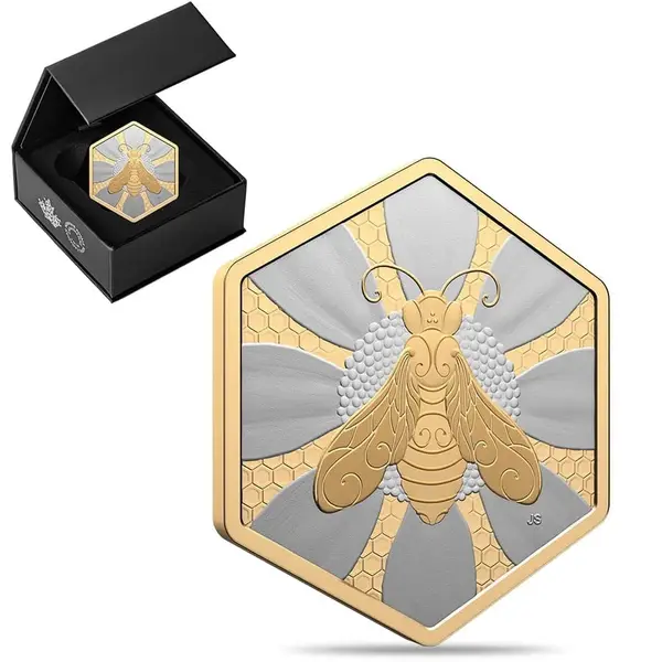Default 2025 Canada 1 oz Nature's Delight - The Honey Bee Silver Coin