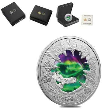 Default 2025 Canada 2 oz Magic of the Northern Lights Silver Coin