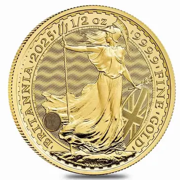 Default <p>2025 Great Britain 1/2 oz Gold Britannia Coin BU</p>