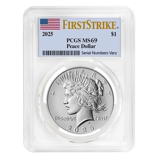 Default 2025 Peace Silver Dollar PCGS MS 69 FS