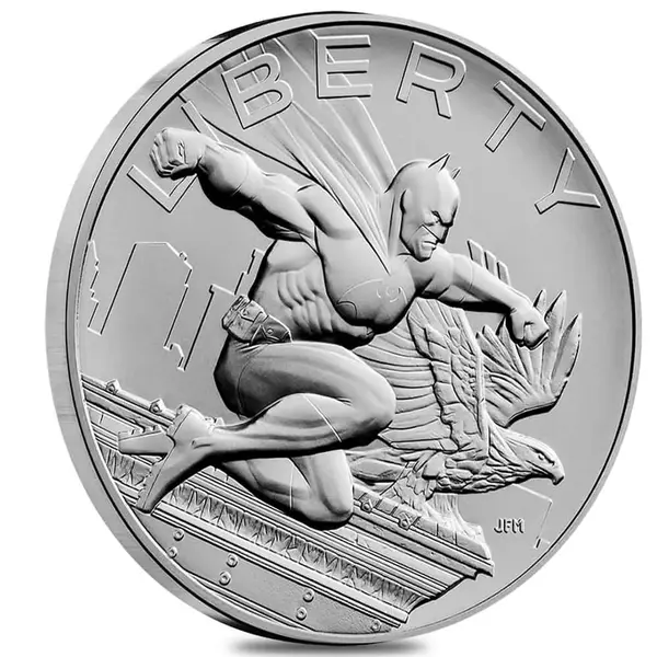 Default 2025 US Mint 1 oz DC Comics Batman Silver Medal