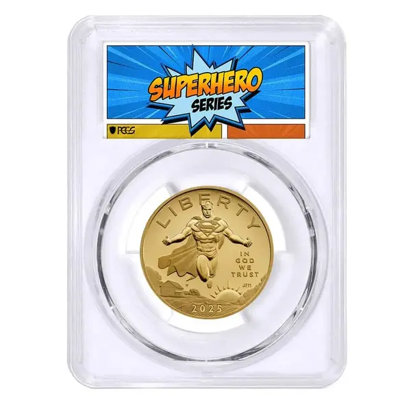 Default 2025-W US Mint 1/2 oz DC Comics Superman Proof Gold Coin PCGS PF 69 FS (Superhero)