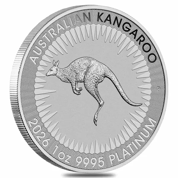 Default 2026 1 oz Australian Platinum Kangaroo Perth Mint BU