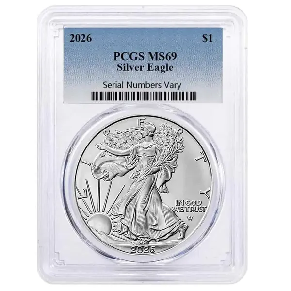 Default 2026 1 oz Silver American Eagle PCGS MS 69