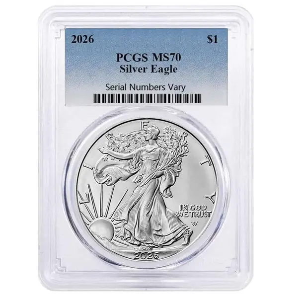 Default 2026 1 oz Silver American Eagle PCGS MS 70
