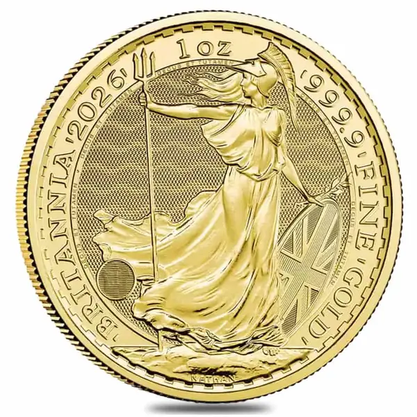 Default 2026 Great Britain 1 oz Gold Britannia Coin BU