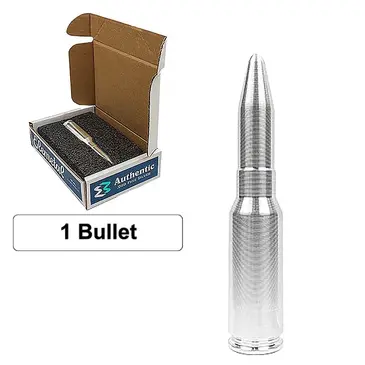 Generic 25 oz 20 mm Solid Silver Bullet