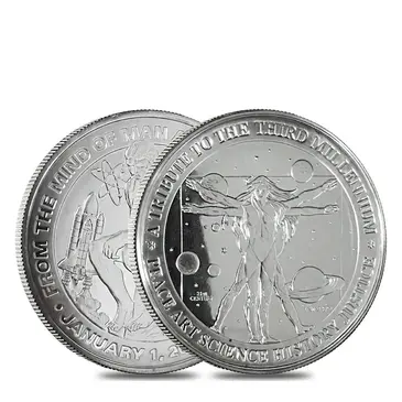 Default 6 oz Silver Generic Rounds .999 Fine