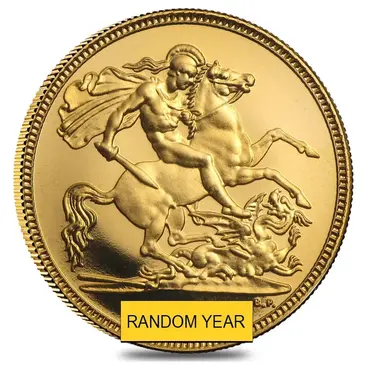 British British Gold Half Sovereign BU/Proof Coin (Random Year)