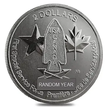 Default Canada 1/2 oz Silver Special Service Force $2 Coin BU (Random Year)