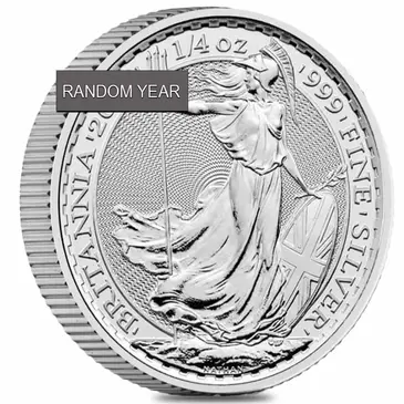 Default Great Britain 1/4 oz Silver Britannia BU (Random Year)