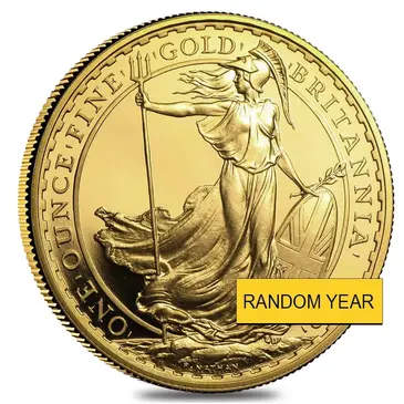British Great Britain Gold 1 oz Britannia Coin BU/Proof (Random Year)