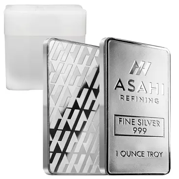Default Lot of 20 - 1 oz Asahi Silver Bar .999 Fine