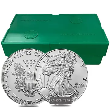 American Monster Box of 500 - 1 oz Silver American Eagle $1 Coin BU (Random Year)