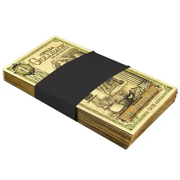 Default Pack of 100 - 1 Nevada Goldback 1/1000 oz 24K Gold Foil Aurum Note