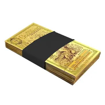 Default Pack of 100 - 1 Utah Goldback 1/1000 oz 24K Gold Foil Aurum Note