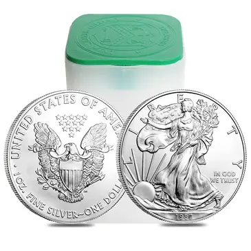 Default Roll of 20 - 1987 1 oz Silver American Eagle $1 Coin BU