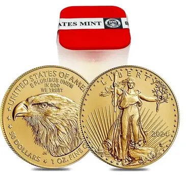 Default <p>Roll of 20 - 2024 1 oz Gold American Eagle $50 Coin BU</p>