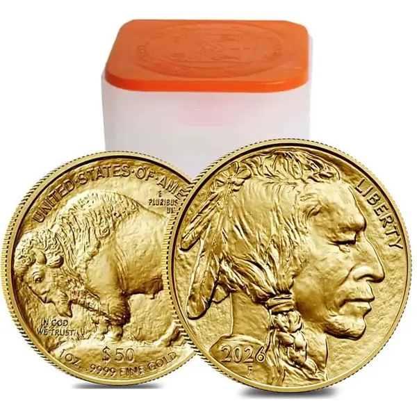 Default Roll of 20 - 2026 1 oz Gold American Buffalo $50 Coin BU