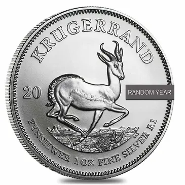 Default South Africa 1 oz Silver Krugerrand BU (Random Year)