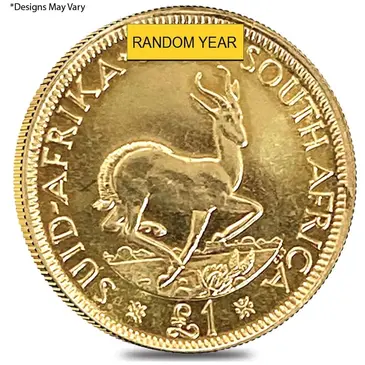 Default South Africa 1 Pound Gold Coin BU/Proof (Random Year)