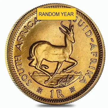 Default South Africa 1 Rand Gold Coin BU (Random Year)
