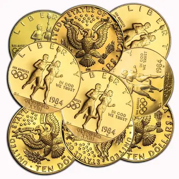 American US Mint Gold $10 Commemorative Coins BU/Proof (Random Year)