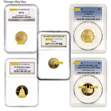 Default US Mint Gold $5 Commemorative Coin NGC/PCGS MS/PF 70 Random Year