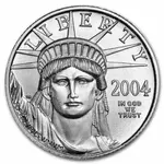 1/10 oz Platinum American Eagle $10 Coin BU (Random Year)