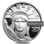1/10 oz Proof Platinum American Eagle (Random Year, w/Box & COA)