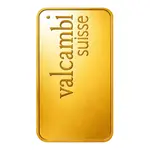1/2 Gram Gold Bar Valcambi Suisse .9999 Fine (in Assay)