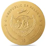 1/2 gram Gold Darts Coin Palau .9999 Fine