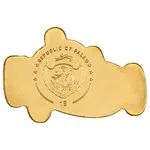 1/2 gram Gold Racing Coin Palau .9999 Fine