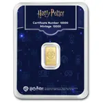 1/2 Gram Harry Potter 25th Anniversary Gold Bar .9999 Fine (in TEP)