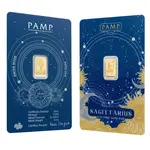 Default 1/2 Gram PAMP Suisse Sagittarius Zodiac Gold Bar (in Assay)