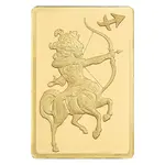 1/2 Gram PAMP Suisse Sagittarius Zodiac Gold Bar (in Assay)