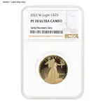 1/2 oz $25 Proof Gold American Eagle NGC/PCGS PF 70 (Random Year)