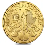 Austrian 1/2 oz Austrian Gold Philharmonic Coin (Random Year)