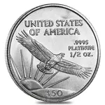 1/2 oz Platinum American Eagle BU (Random Year)