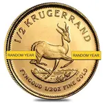 South African 1/2 oz South African Krugerrand Gold Coin BU/Proof (Random Year)