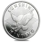 1/2 oz Sunshine Mint Silver Round .999 Fine